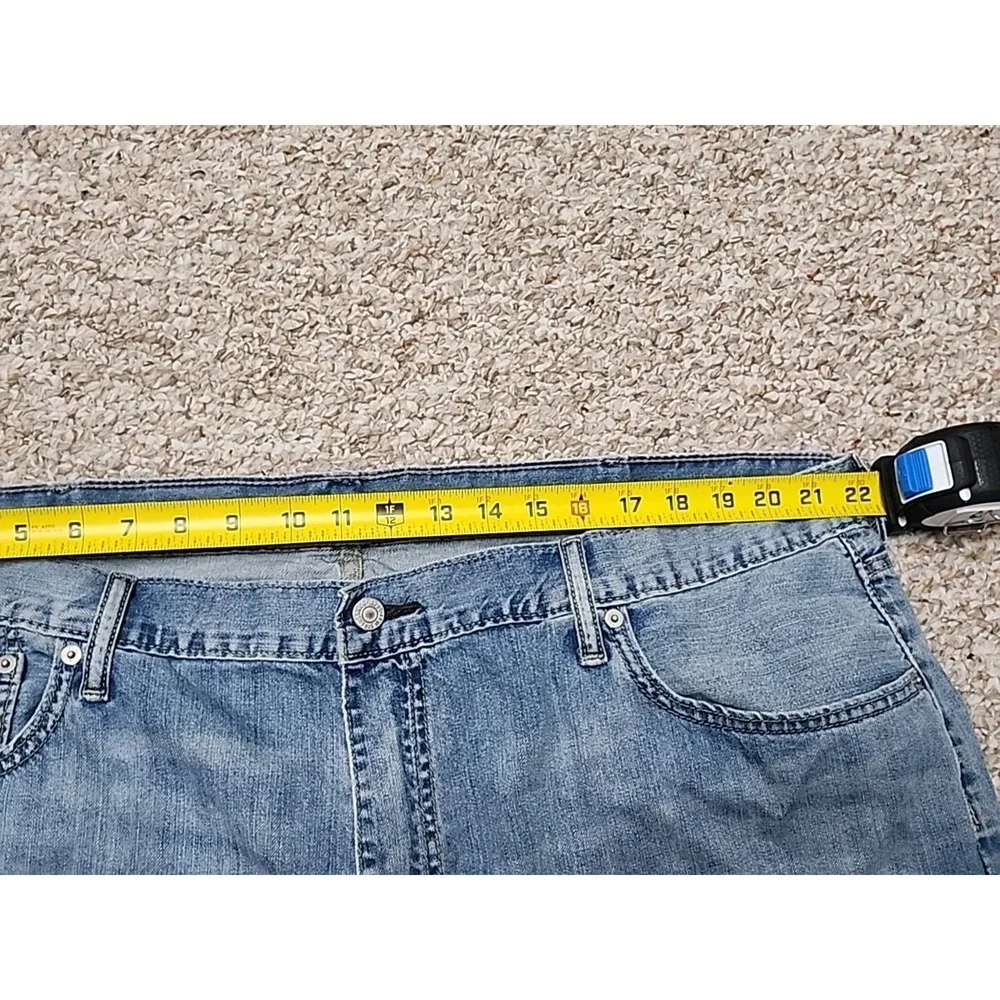 Levi's 559‎ Jeans Mens 40x30  Relaxed Straight Light Wash Casual 42x29 Measured